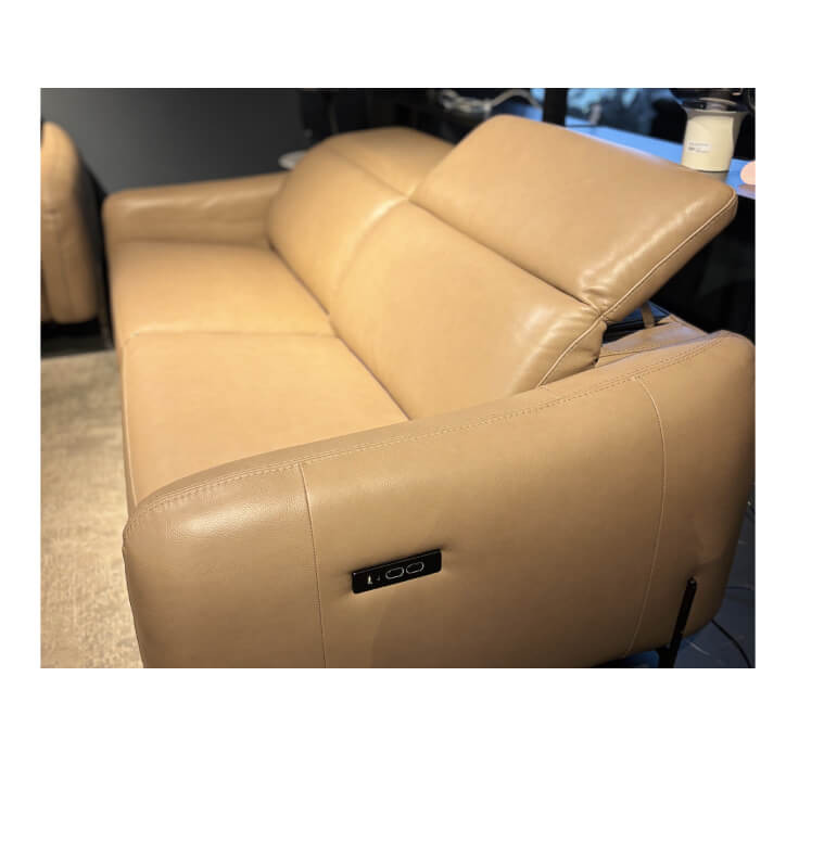 Salon en cuir camel Cuir et split premium 4+3+1+1 + Mécanisme électrique | 5 500 000 CFA | à Dakar