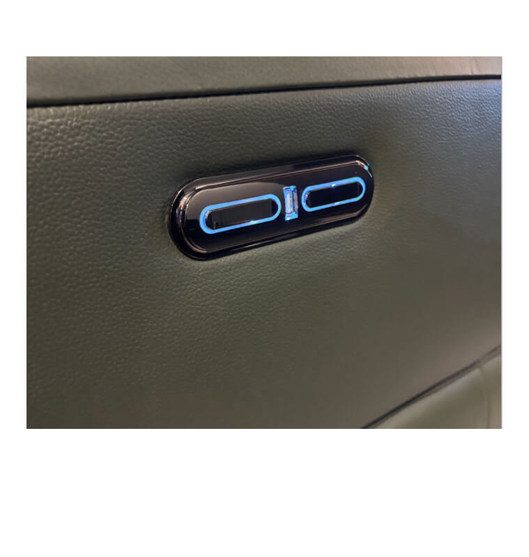 Salon d'angle en cuir vert foncé avec Mécanisme électrique | 2 910 000 CFA | à Dakar