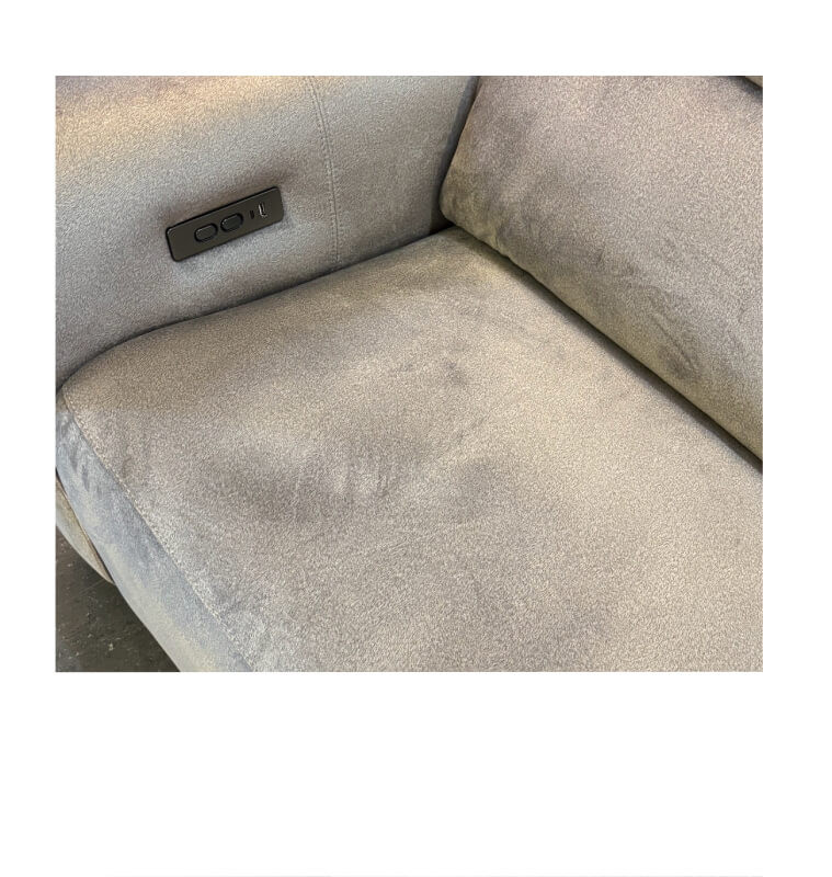 Canapé d'angle microfibre gris, 330 x 376 x 96/103 cm + Mécanisme électrique | 2 455 000 CFA | à Dakar