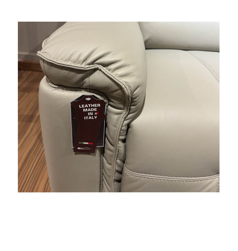 Salon 3+3+1+1 en cuir 100% gris | 6 360 000 CFA | à Dakar