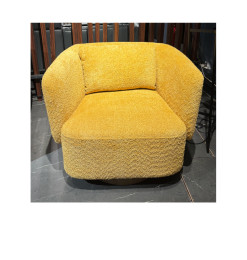 Fauteuil pivotant tissus jaune, 90 x 84 x 69 cm | 500 000 CFA | à Dakar