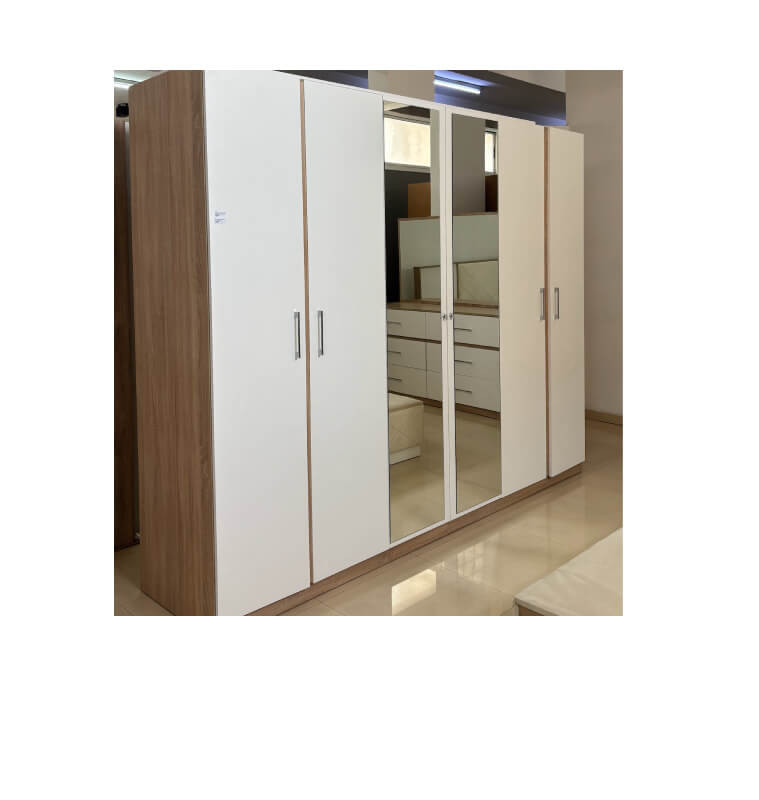 Chambre complète Casamia: Lit 180 x 200 cm + Dresser+Miroir+2 Chev+ Arm 6 portes | 1 700 000 CFA | à Dakar