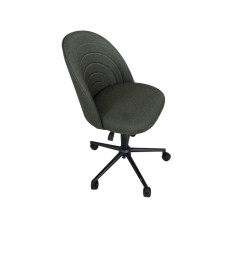 Chaise de bureau tissu vert...