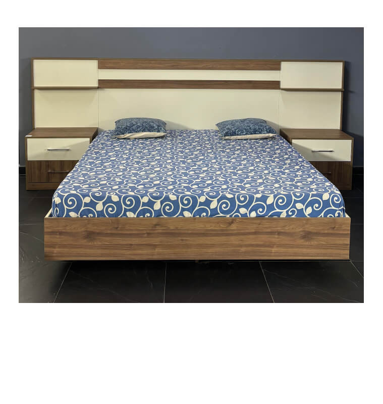 Chambre complète herminia vintage : 180 x 200 + sommier + commode + Miroir + 2 Chevets + Arm 6 portes | 1 420 000 CFA | à Dakar