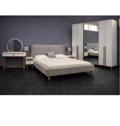 Chambre complète Calina : 180 x 200 + commode + Miroir + 2 Chevets + Armoire | 1 800 000 CFA | à Dakar