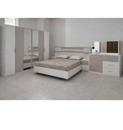 Chambre complète Herminia : 180 x 200 + commode + Miroir + 2 Chevets + Armoire | 1 420 000 CFA | à Dakar