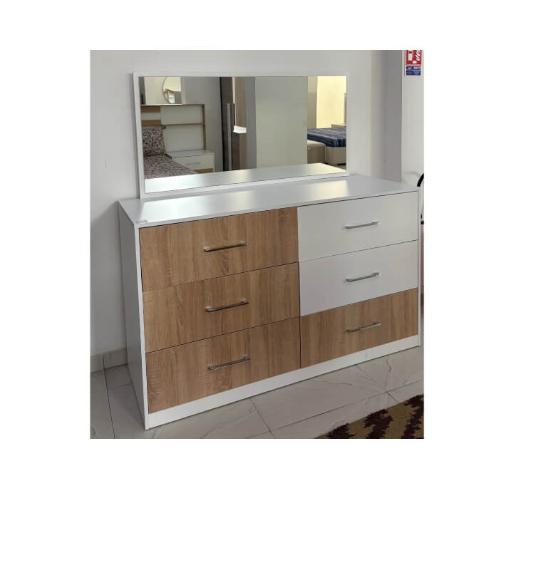 Lit Herminia Light : 180 x 200 + commode + Miroir + 2 Chevets | 875 000 CFA | à Dakar