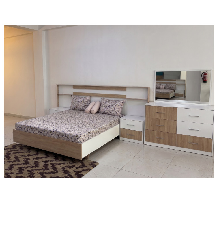Lit Herminia Light : 180 x 200 + commode + Miroir + 2 Chevets | 875 000 CFA | à Dakar