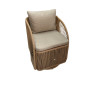 Chaise de jardin rotatif 61x65x78cm beige | Chaises, fauteuils & banquettes | 180 000 CFA , dakar, Sénégal