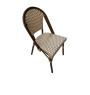 Chaise de jardin 47x60x88cm en rattan et bois, alu frame noir et beige | Chaises, fauteuils & banquettes | 57 500 CFA , dakar...