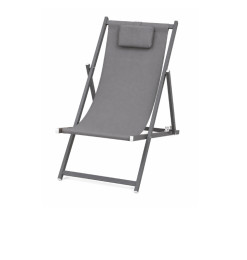 Chilienne en Aluminium + Texaline gris foncé | Chaises, fauteuils & banquettes | 53 500 CFA , dakar, Sénégal