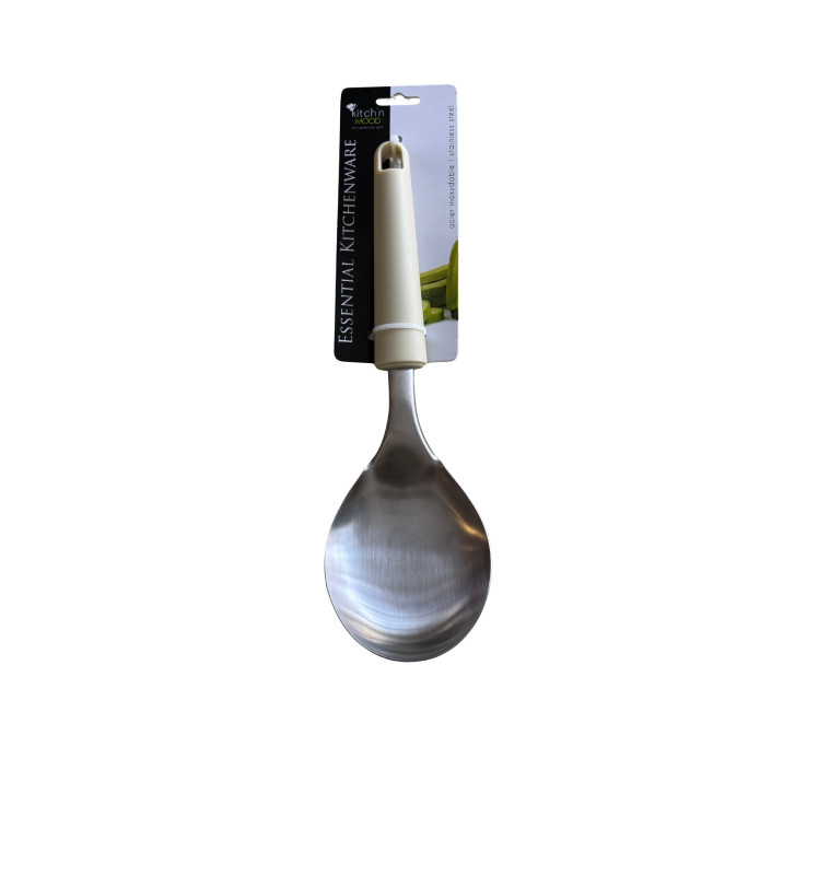 Louche 25.5 cm inox et pp beige | Ustensiles de cuisine | 1 200 CFA , dakar, Sénégal