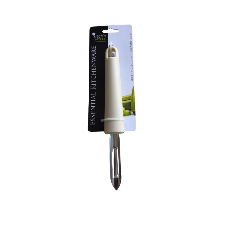 Éplucheur 20 cm inox et pp beige | Ustensiles de cuisine | 900 CFA , dakar, Sénégal