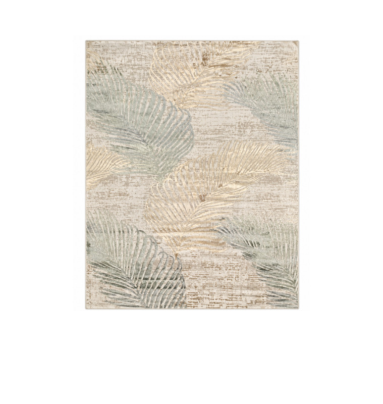 Tapis 200 x 290 cm polypro Safir crème et vert | Tapis décoratifs , Dakar, Sénégal