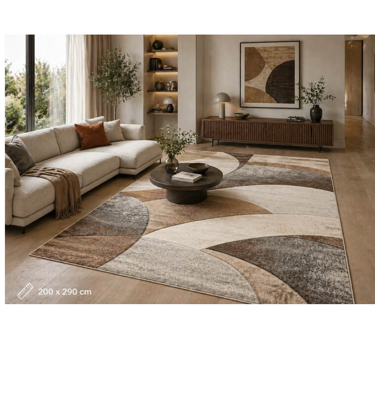 Tapis 200 x 290 cm Bond Aura diamond marron | Tapis décoratifs , Dakar, Sénégal