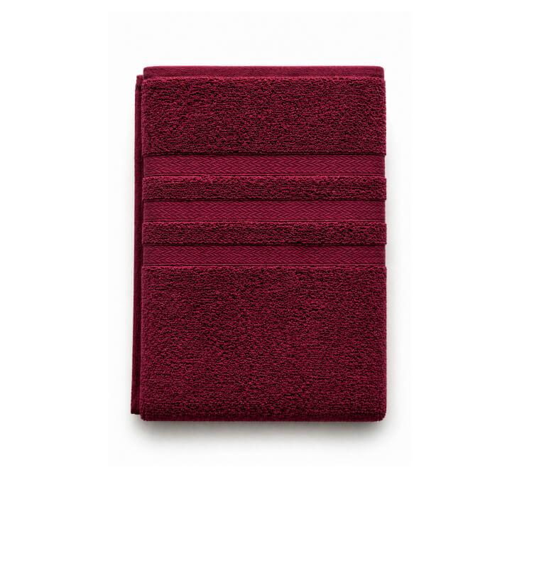 Grande serviette de bain 100x150 cm en coton 550 GSM bordeaux | Serviettes & Peignoirs | 10 100 CFA , dakar, Sénégal