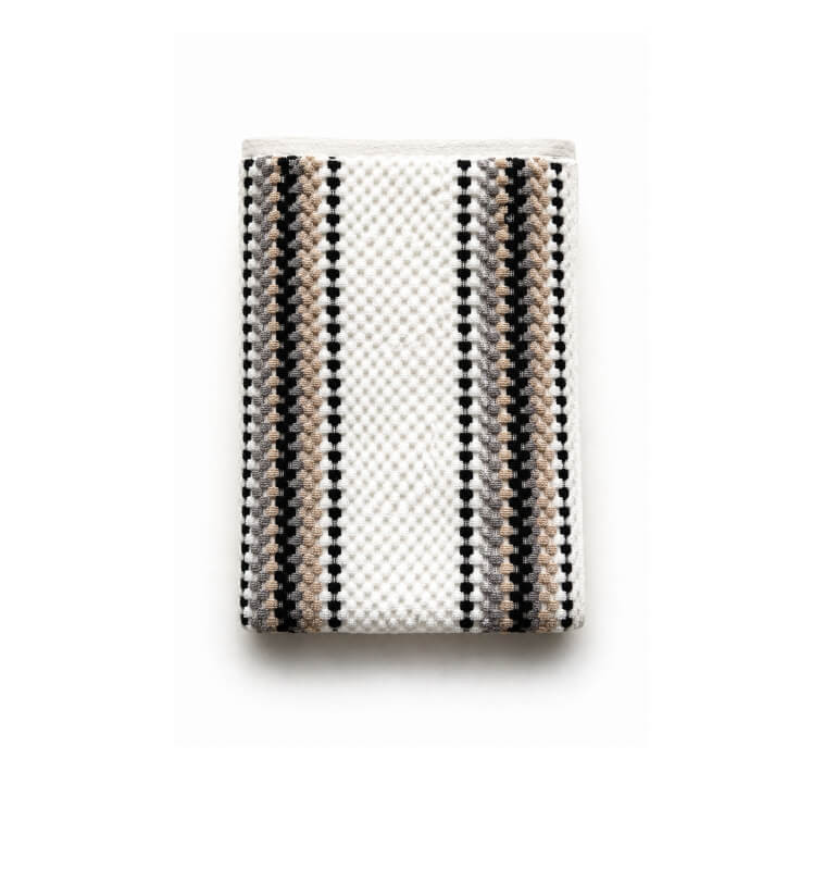 Serviette de bain texturée 70x140 cm en coton 550 GSM noir et blanc | Serviettes & Peignoirs | 6 300 CFA , dakar, Sénégal