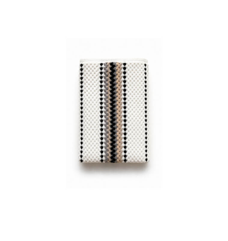 Serviette texturée 30x50 cm en coton 550 GSM noir et blanc | Serviettes & Peignoirs | 1 000 CFA , dakar, Sénégal