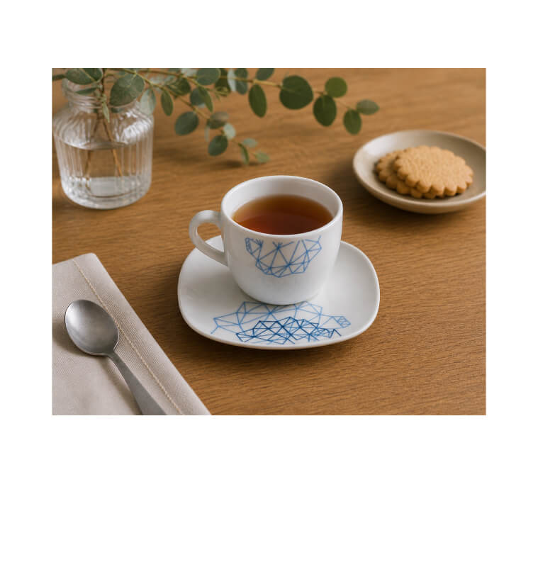 Coffret 12 pièces tasses à thé avec sous-tasses 200 cc en porcelaine | Tasses & mugs | 16 500 CFA , dakar, Sénégal
