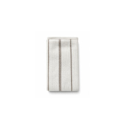 Serviette rayée 30x50 cm en coton 550 GSM beige et blanc | Serviettes & Peignoirs | 1 200 CFA , dakar, Sénégal
