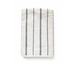 Grande serviette de bain rayée 100x150 cm en coton 550 GSM bleu et blanc | Serviettes & Peignoirs | 10 600 CFA , dakar, Sénégal