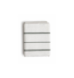 Serviette rayée 50x90 cm en coton 550 GSM vert et blanc | Serviettes & Peignoirs | 3 200 CFA , dakar, Sénégal