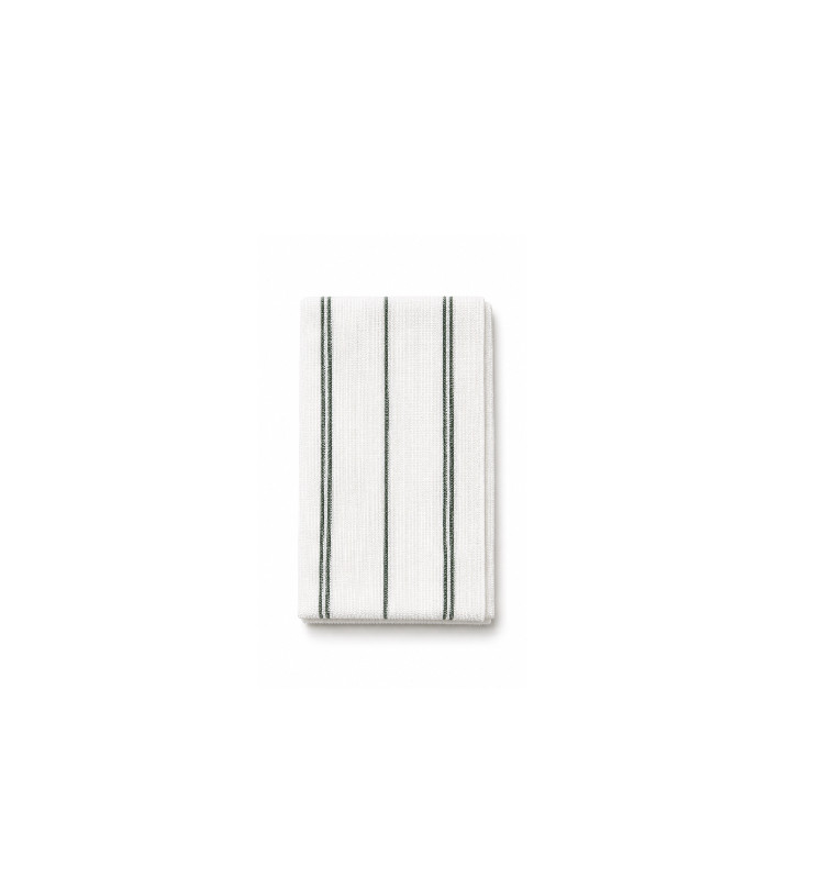 Serviette rayée 30x50 cm en coton 550 GSM vert et blanc | Serviettes & Peignoirs | 1 200 CFA , dakar, Sénégal