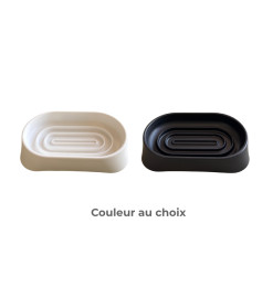 Porte savon 13x7.8x2.3cm en plastique noir/blanc | Accessoires salle de bain | 400 CFA , dakar, Sénégal