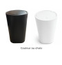 Poubelle sdb à bascule 19.4x27.4cm en plastique noir/blanc  | Poubelles salle de bain | 3 200 CFA , dakar, Sénégal
