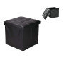 Tabouret boîte de rangement 2 en 1 38 x 38 x 37 cm cuir marron | Boites de rangement & caissons | 11 800 CFA , dakar, Sénégal