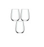 Set de 3 verres à eau bas en verre transparent | Verres & carafes | 3 800 CFA , dakar, Sénégal