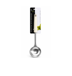 Louche 30 cm en inox, Silicone et pp beige | Ustensiles de cuisine | 1 400 CFA , dakar, Sénégal