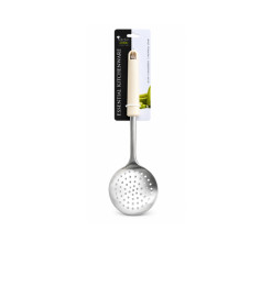 Ecumoire 33.5cm inox/pp beige | Ustensiles de cuisine | 1 400 CFA , dakar, Sénégal