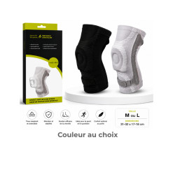 Genouillère en nylon noir/gris 31–32 x 17–18 cm