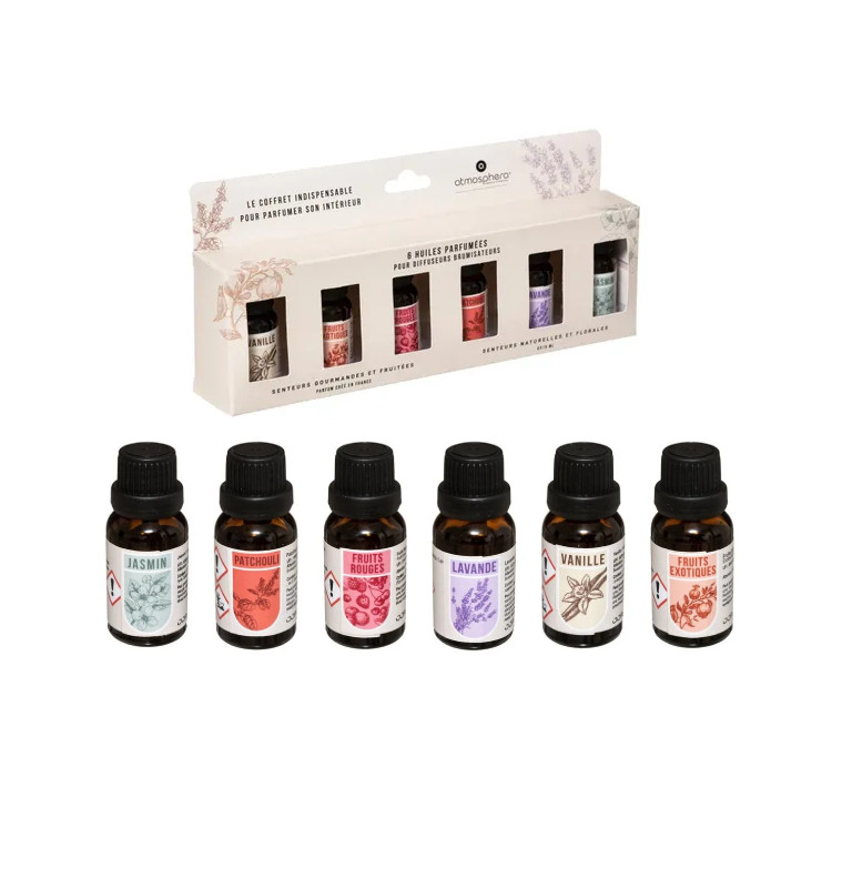 Coffret de 6 huiles parfumées 15 ml pour diffuseur | Bougies & senteurs , Dakar, Sénégal
