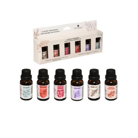 Coffret de 6 huiles parfumées 15 ml pour diffuseur | Bougies & senteurs , Dakar, Sénégal