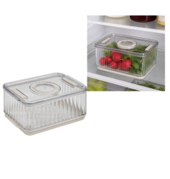 Bac de rangement frigo avec dateur Streaks 18,5 x 12,5 x 9 cm transparent | Organisation | 3 100 CFA , dakar, Sénégal