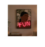 Tableau LED rechargeable FUN femme africaine 50 x 70 x 3 cm | Tableaux et toiles , Dakar, Sénégal