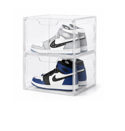 Boîte à chaussures transparente 2 compartiments 33 x 27 x 21,4 cm | Dressing, penderie, rangement chaussures | 11 000 CFA , d...