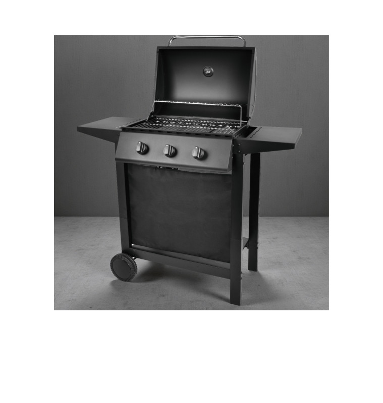 Barbecue à gaz 3 brûleurs 115 x 51 x 97 cm noir | Barbecues & ustensiles barbecue | 175 000 CFA , dakar, Sénégal