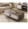 Table basse façade blanche et structure bois, 100x55x40 cm | 84 000 CFA | à Dakar