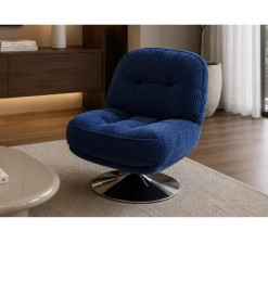 Fauteuil pivotant en tissu...