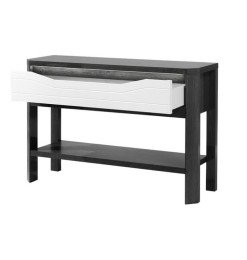 Console 120 x 80 x 38 cm 1 tiroir gris chêne et blanc brillant | 295 000 CFA | à Dakar