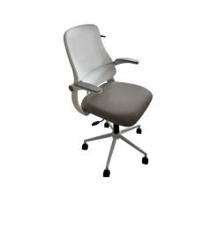 Chaise de bureau blanche et...