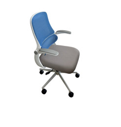 Chaise de bureau  bleue et...