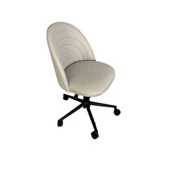 Chaise de bureau beige 56 x 84-96 / 45,5-57,5 cm