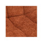 Chaise de salle à manger en tissu terracotta avec pieds en métal 55 x 45 x 86 cm | 34 000 CFA | à Dakar