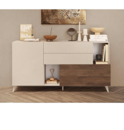 Buffet 1 porte + 1 abattant + 1 tiroir cashmire et mercure 181 x 94 x 42 cm | 335 000 CFA | à Dakar