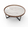 Table à café avec plateau céramique blanc 90 x 38 cm | 335 000 CFA | à Dakar