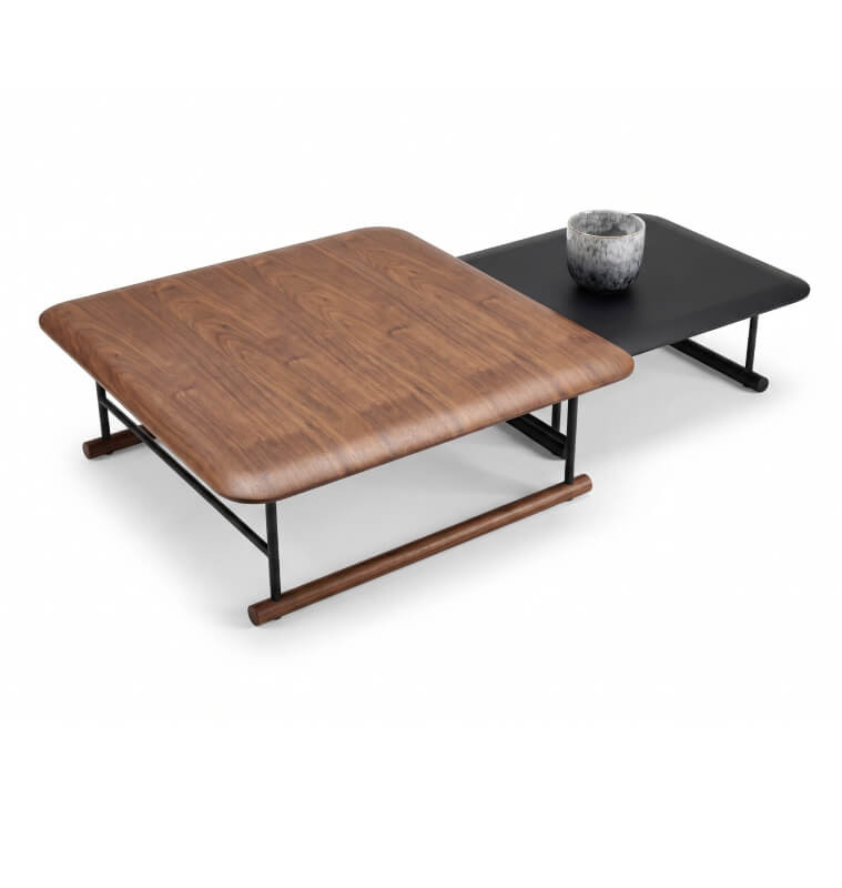 Set de 2 tables à café noir et walnut | 425 000 CFA | à Dakar